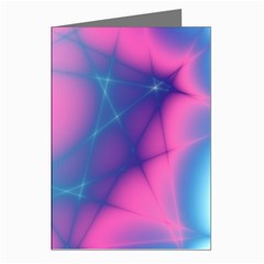 Geometry Abstract Pattern Hypercube Greeting Cards (pkg Of 8)