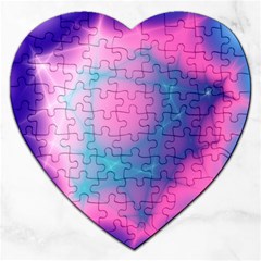 Geometry Abstract Pattern Hypercube Jigsaw Puzzle (heart) by Bangk1t