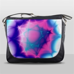 Geometry Abstract Pattern Hypercube Messenger Bag by Bangk1t