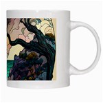 Tree Wave Ocean White Mug Right