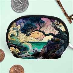 Tree Wave Ocean Accessory Pouch (medium) by Bangk1t