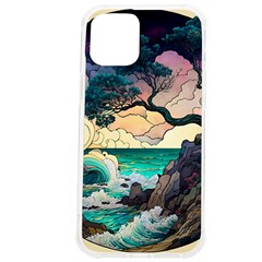 Tree Wave Ocean Iphone 12 Pro Max Tpu Uv Print Case by Bangk1t