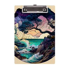 Tree Wave Ocean A5 Acrylic Clipboard by Bangk1t