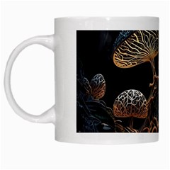 Forest Mushroom Wood White Mug by Bangk1t