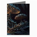 Forest Mushroom Wood Greeting Cards (Pkg of 8) Left