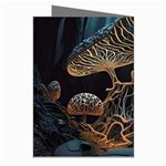 Forest Mushroom Wood Greeting Cards (Pkg of 8) Right