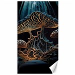 Forest Mushroom Wood Canvas 40  x 72  39.28 x69.23  Canvas - 1