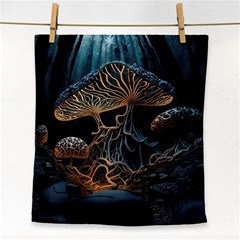 Forest Mushroom Wood Face Towel by Bangk1t