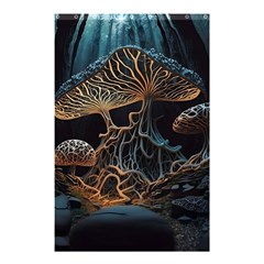 Forest Mushroom Wood Shower Curtain 48  X 72  (small)  by Bangk1t