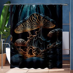 Forest Mushroom Wood Shower Curtain 60  X 72  (medium)  by Bangk1t