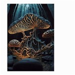 Forest Mushroom Wood Small Garden Flag (Two Sides) Back