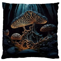 Forest Mushroom Wood Standard Premium Plush Fleece Cushion Case (one Side) by Bangk1t