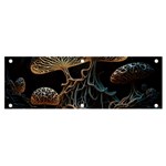 Forest Mushroom Wood Banner and Sign 6  x 2  Front