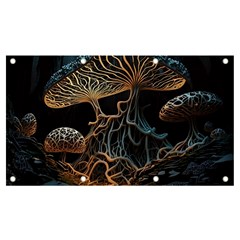 Forest Mushroom Wood Banner And Sign 7  X 4  by Bangk1t