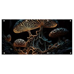 Forest Mushroom Wood Banner And Sign 8  X 4 