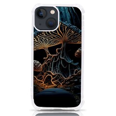 Forest Mushroom Wood Iphone 13 Mini Tpu Uv Print Case by Bangk1t