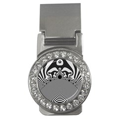 Pattern Illusion Fractal Mandelbrot Money Clips (cz)  by Bangk1t