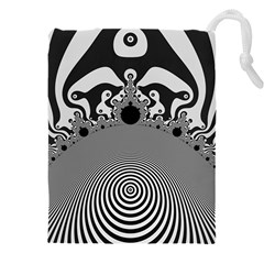 Pattern Illusion Fractal Mandelbrot Drawstring Pouch (5xl)