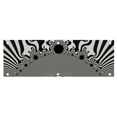 Pattern Illusion Fractal Mandelbrot Banner And Sign 6  X 2  by Bangk1t