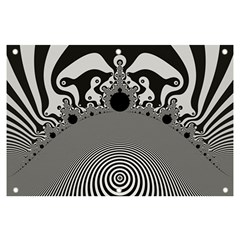 Pattern Illusion Fractal Mandelbrot Banner And Sign 6  X 4  by Bangk1t