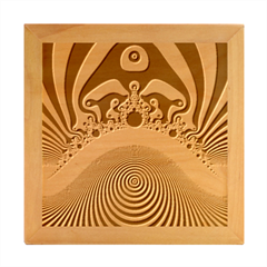 Pattern Illusion Fractal Mandelbrot Wood Photo Frame Cube by Bangk1t