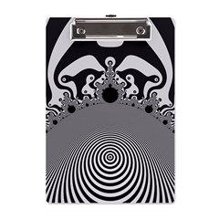 Pattern Illusion Fractal Mandelbrot A5 Acrylic Clipboard by Bangk1t