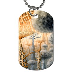 Garden Mushrooms Tree Flower Dog Tag (one Side) by Bangk1t