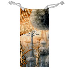 Garden Mushrooms Tree Flower Jewelry Bag by Bangk1t