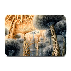 Garden Mushrooms Tree Flower Plate Mats by Bangk1t