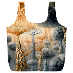 Garden Mushrooms Tree Flower Full Print Recycle Bag (xl) by Bangk1t