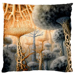 Garden Mushrooms Tree Flower Standard Premium Plush Fleece Cushion Case (two Sides) by Bangk1t