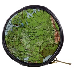 Map Earth World Russia Europe Mini Makeup Bag by Bangk1t