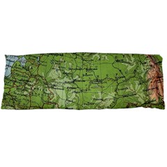 Map Earth World Russia Europe Body Pillow Case Dakimakura (two Sides) by Bangk1t