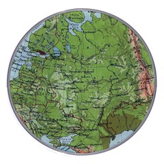 Map Earth World Russia Europe Wireless Fast Charger(white)