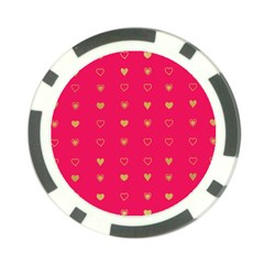 Heart Pattern Design Poker Chip Card Guard by Ravend