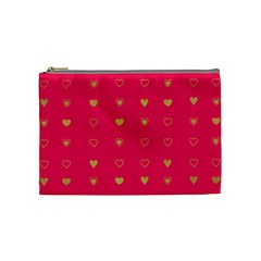 Heart Pattern Design Cosmetic Bag (medium) by Ravend