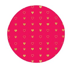 Heart Pattern Design Mini Round Pill Box (pack Of 3) by Ravend