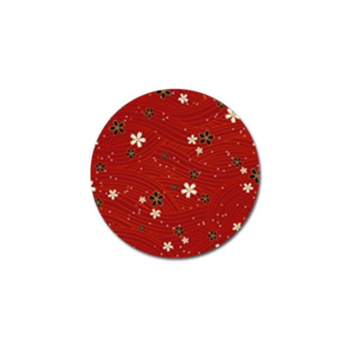 Flower Washi Floral Background Golf Ball Marker (4 pack)