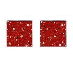 Flower Washi Floral Background Cufflinks (square) by Ravend