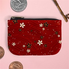 Flower Washi Floral Background Mini Coin Purse