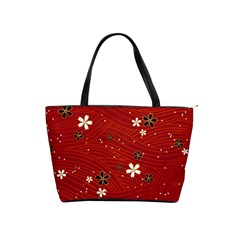 Flower Washi Floral Background Classic Shoulder Handbag