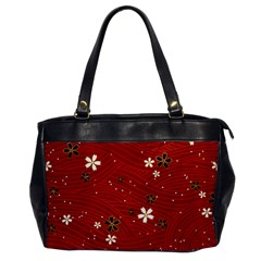 Flower Washi Floral Background Oversize Office Handbag