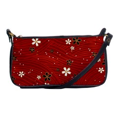 Flower Washi Floral Background Shoulder Clutch Bag