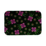 Pink Flower Background Pattern Open Lid Metal Box (Silver)   Front