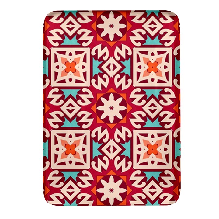 Geometric Pattern Seamless Abstract Rectangular Glass Fridge Magnet (4 pack)