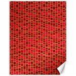 Geometry Background Red Rectangle Pattern Canvas 18  x 24  17.8 x23.08  Canvas - 1