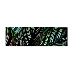 Calathea Leaves Strippe Line Sticker Bumper (10 Pack) by Ravend