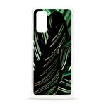 Calathea Leaves Strippe Line Samsung Galaxy S20 6.2 Inch TPU UV Case Front