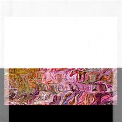 Abstract Crosscurrents Smudged Vibrance Rectangular Jigsaw Puzzl by kaleidomarblingart