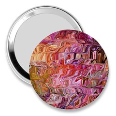 Abstract Crosscurrents Smudged Vibrance 3  Handbag Mirrors by kaleidomarblingart